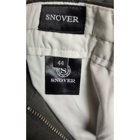 Snover Men’s Dark Grey Chino Pants Straight Leg Stretch Fit Casual NWT - Picture 9 of 10